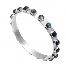 Labradorite silver bracelet